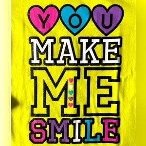 😊😊 Children’s Place Long Sleeve Shirt 4 Girls “You Make Me Smile” (NWT) 😊😊